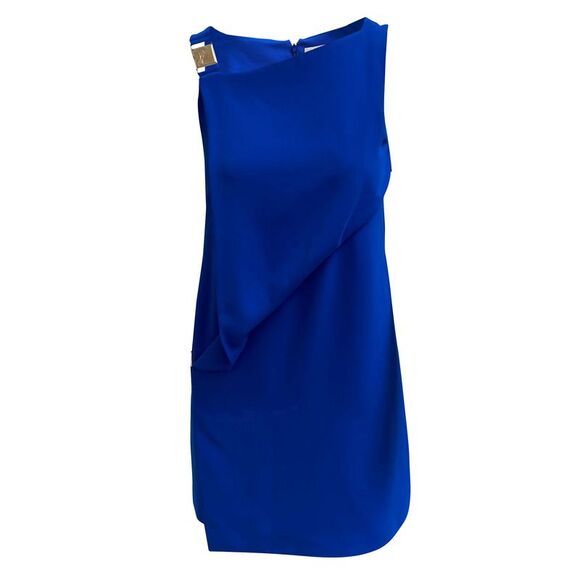 Versace Collection Blue Sheath Dress